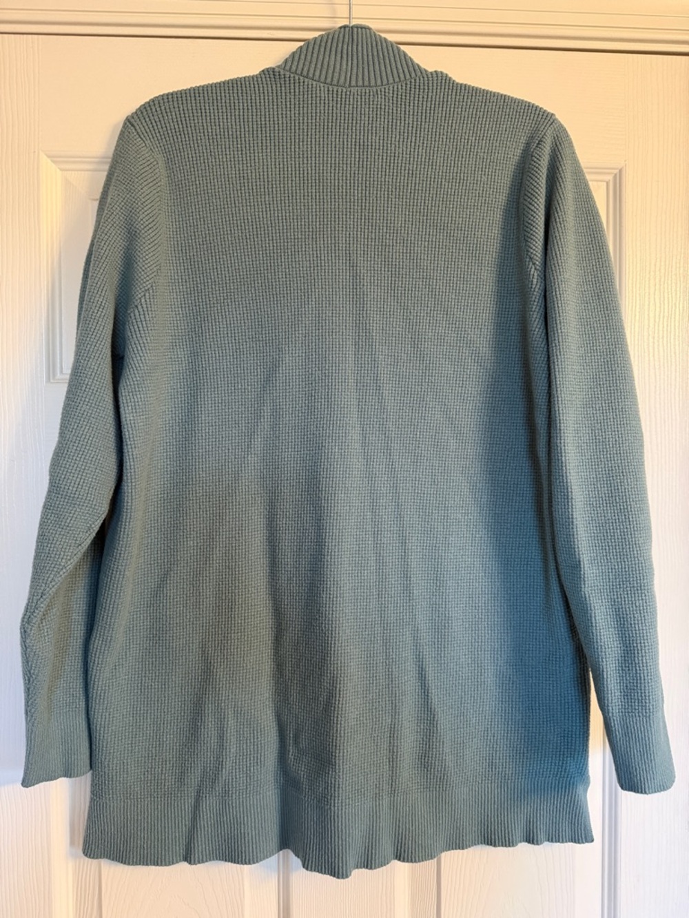Staccato Seafoam Green Open-Front Knit Cardigan - Picture 6 of 6